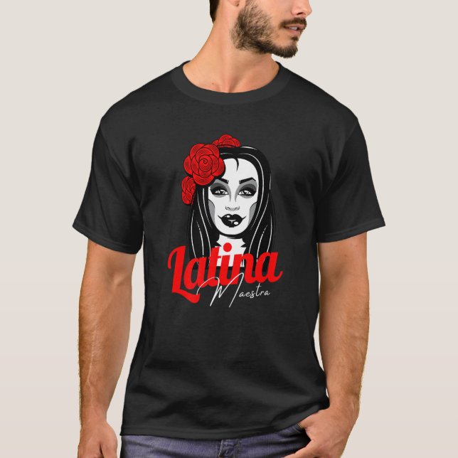 Camiseta Latina Teacher Maestra Latina Teachers Gorgeous La (Frente)