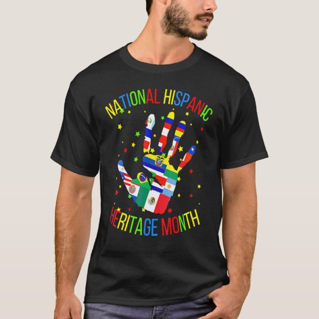 Camiseta Latino America Culture  National Hispanic Heritage (Frente)