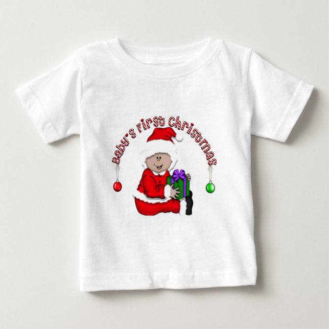 Camiseta Latino Elf Baby 1rua Natal (Frente)
