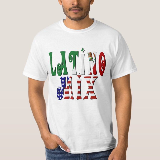 Camiseta Latino Mix - Americano Mexicano (Frente)
