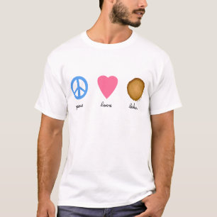 Camiseta Latkes do amor da paz