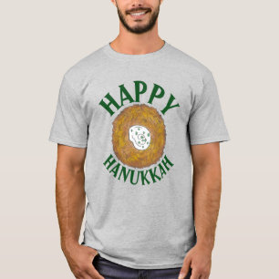 Camiseta Latkes Feliz Hanukkah Chanukah Feriados Judeus