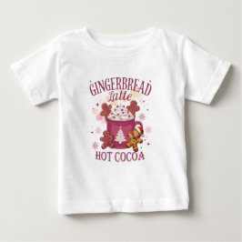 Camiseta Latte de gengibre quente de chocolate natal