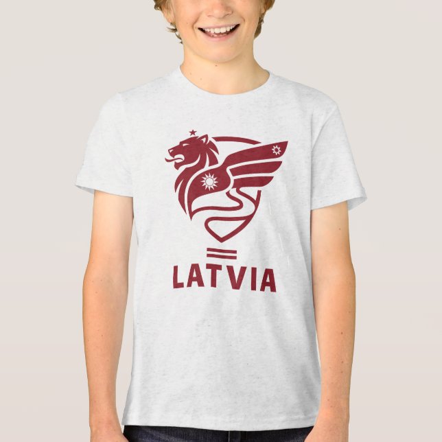 Camiseta Latvia Baltic State Northern Europe (Frente)