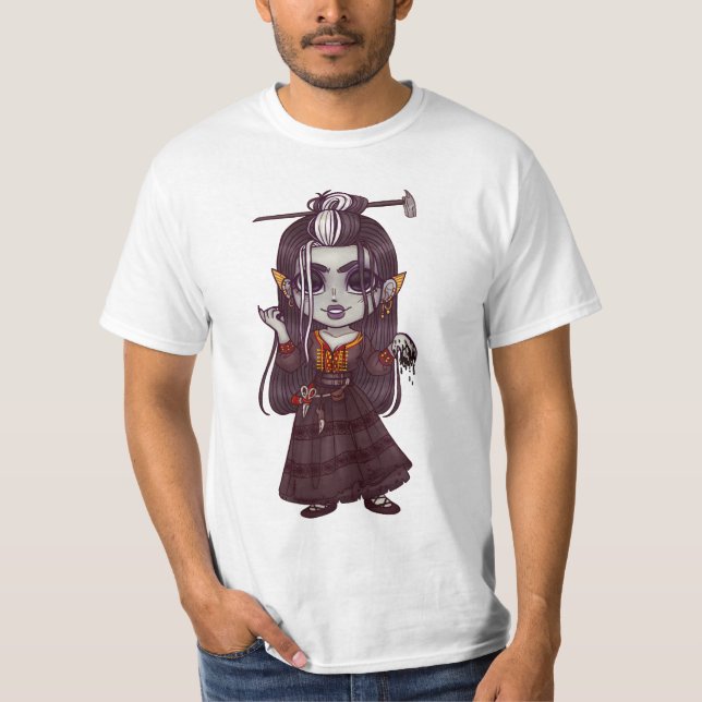 Camiseta laudna chibi (Frente)