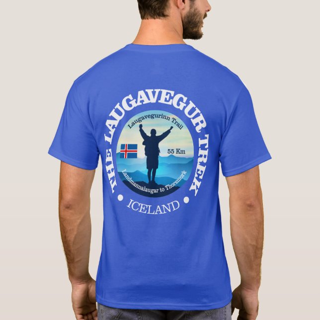 Camiseta Laugavegur Trek (caminhada) (Verso)