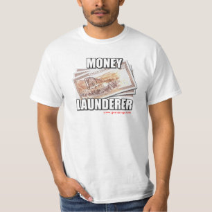 Camiseta Launderer do dinheiro