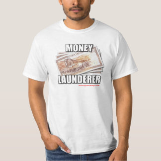 Camiseta Launderer do dinheiro