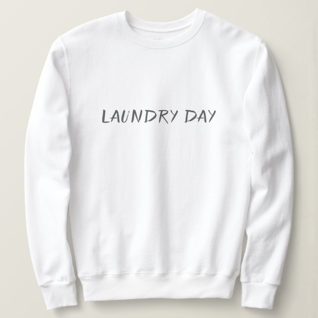 Camiseta Laundry Day Cozy Crewneck Sweatshirt (Frente do Design)