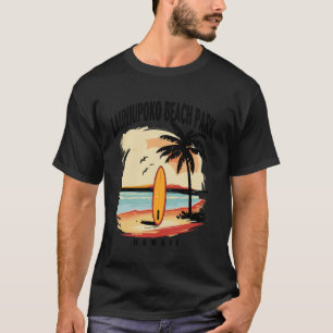 Camiseta Launiupoko Beach Park Hawaii Surfboard