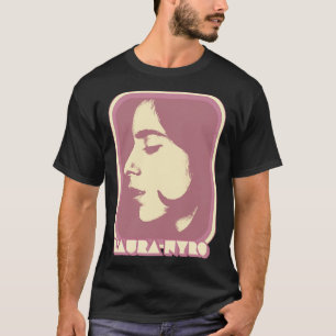 Camiseta Laura Nyro Retro 70s Estilo Ventilador Art Design 