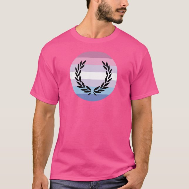 Camiseta laurel bigender (Frente)