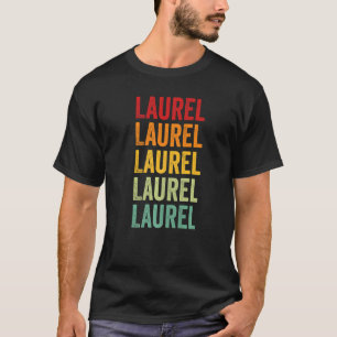 Camiseta Laurel County Kentucky Rainbow Text
