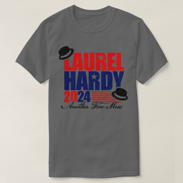 Camiseta Laurel e Hardy 2024 (Frente do Design)