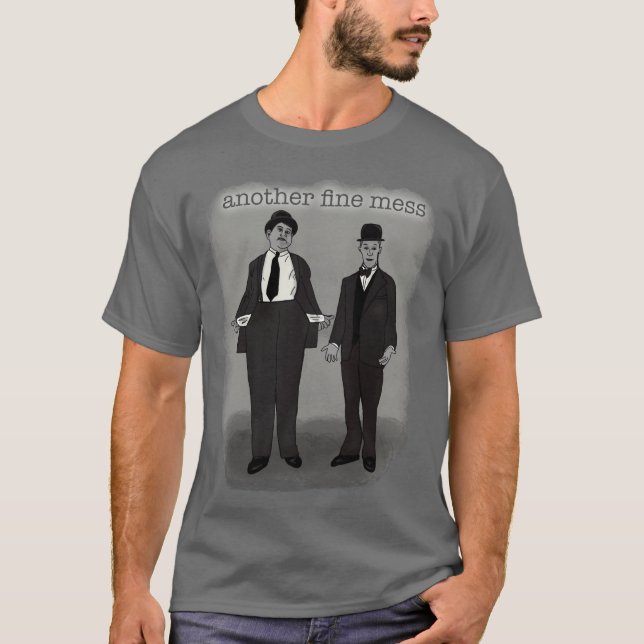 Camiseta Laurel e Hardy vintage (Frente)
