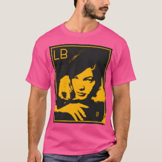 Camiseta Lauren Bacall Yelow Pop Retrato