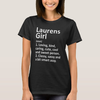 Camiseta Laurens Girl Sc South Carolina Funny City Home Roo