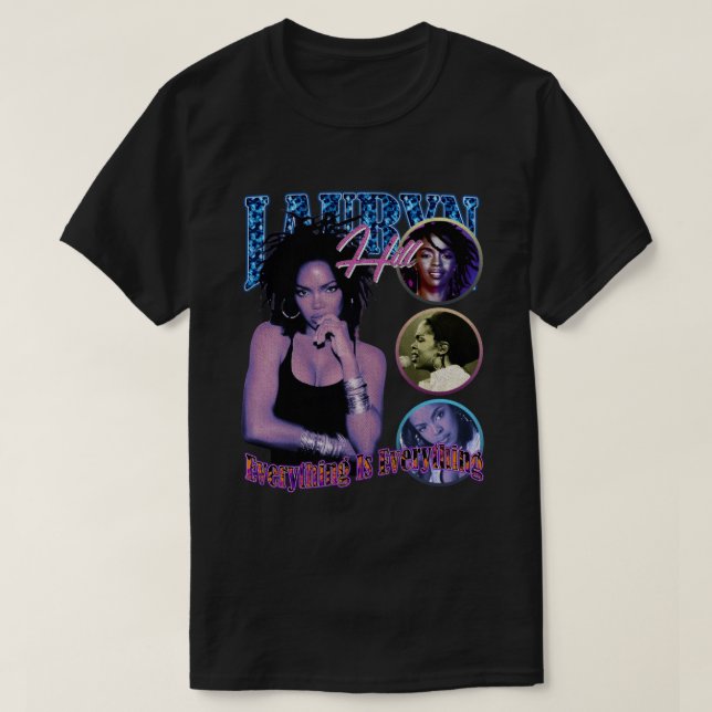 Camiseta Lauryn Hill - Tudo É Tudo (Frente do Design)