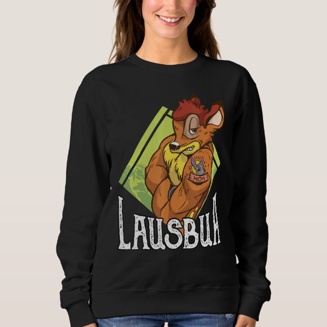 Camiseta Lausbua Legal Trousas de roupa de couro (Frente)