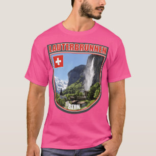 Camiseta Lauterbrunnen Waterfall Bern Alps Suíça