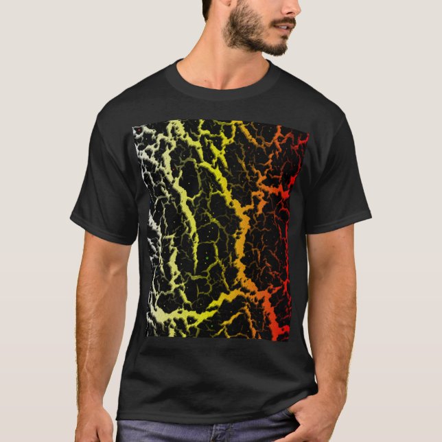 Camiseta Lava de Espaço Cracking - WYR de Calor (Frente)