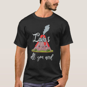 Camiseta Lava é tudo o que você precisa geólogo rocha e caç
