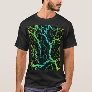 Camiseta Lava Espacial Rachada - Lima/Ciano