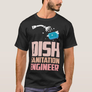 Camiseta Lava-louça com Engenheiro de Saneamento