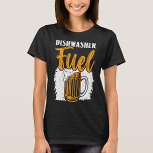Camiseta Lavadora de louça Combustível Lavagem de louça Pro