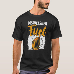 Camiseta Lavadora de louça Combustível Lavagem de louça Pro