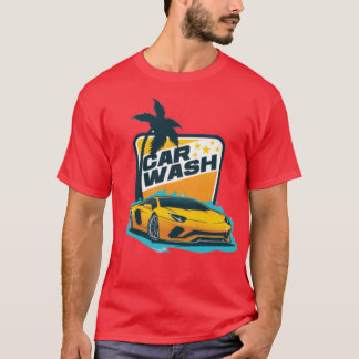 Camiseta lavagem de carros