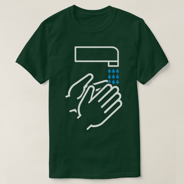 Camiseta Lavagem manual 1 (Frente do Design)