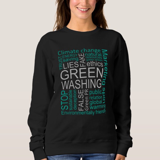 Camiseta Lavagem Verde Mentiras Falsas Enganos (Frente)