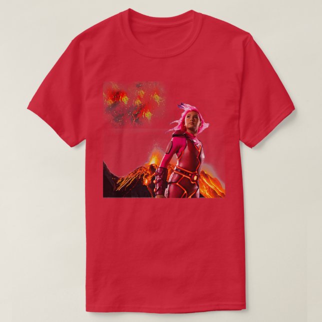 Camiseta Lavagirl (Frente do Design)