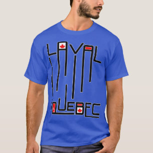 Camiseta Laval Quebec Canada Flag