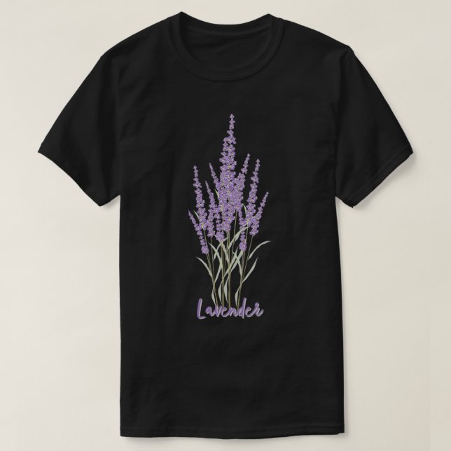 CAMISETA LAVANDA 1 (Frente do Design)