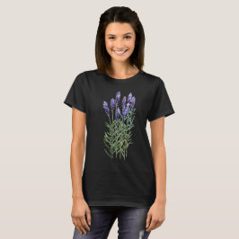 Camiseta Lavanda, cor d'água pintada