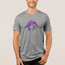 Lavanda Dreamy Stegosaurus: Camisa-T Unisex