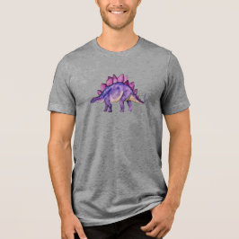 Camiseta Lavanda Dreamy Stegosaurus: Camisa-T Unisex