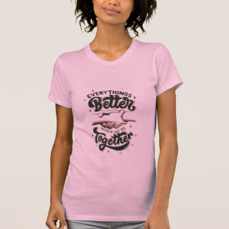Camiseta Lavender Girls Melhor Juntas
