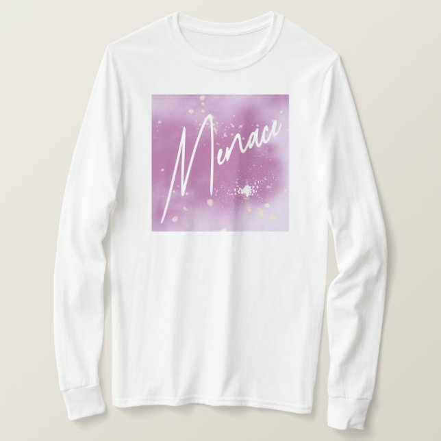 Camiseta Lavender Menace, IYKYK Subtle Sapphic, wlw (Frente do Design)