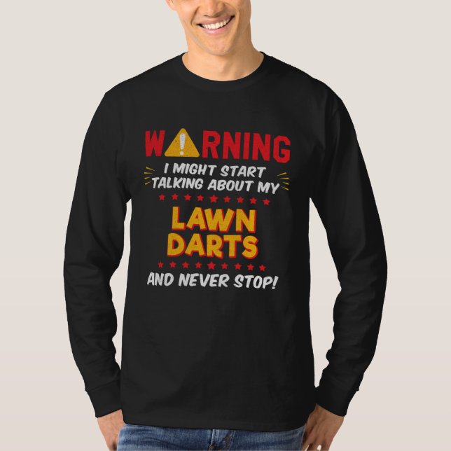 Camiseta Lawn Darts Joke Graphic (Frente)