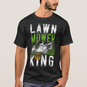 Camiseta Lawn Mower Landscaper Lawn Mower King Trator