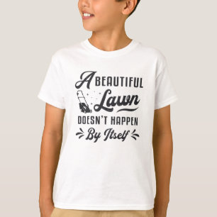 Camiseta Lawn Mower Um Belo Jardinagem