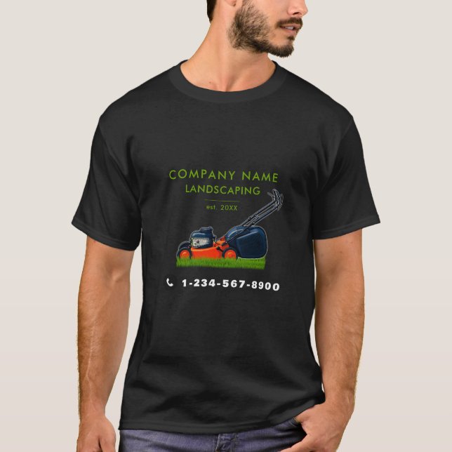 Camiseta Lawn Mowing Landscaping Garden Lawn Care (Frente)