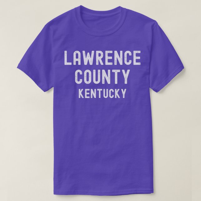 Camiseta Lawrence County Kentucky USA  (Frente do Design)