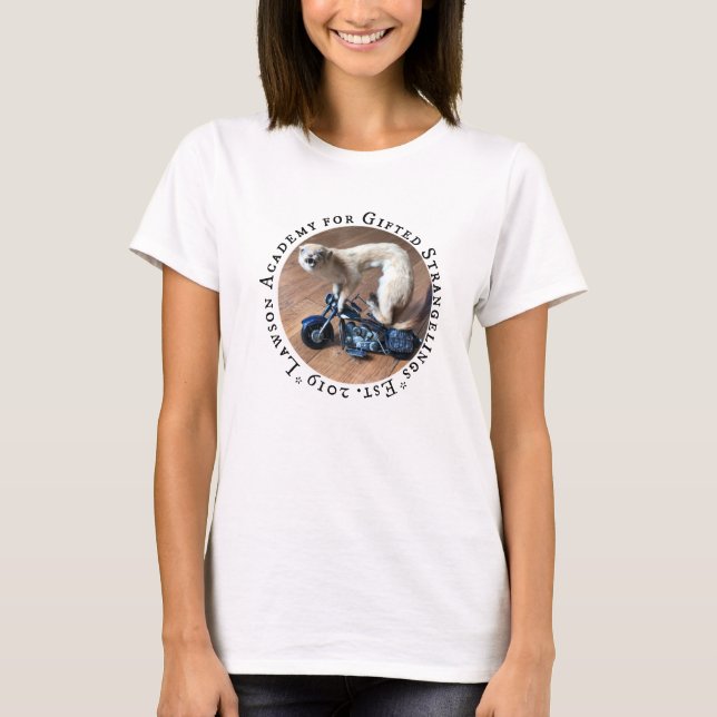 Camiseta Lawson Academy for Gifted Strangelings (Frente)