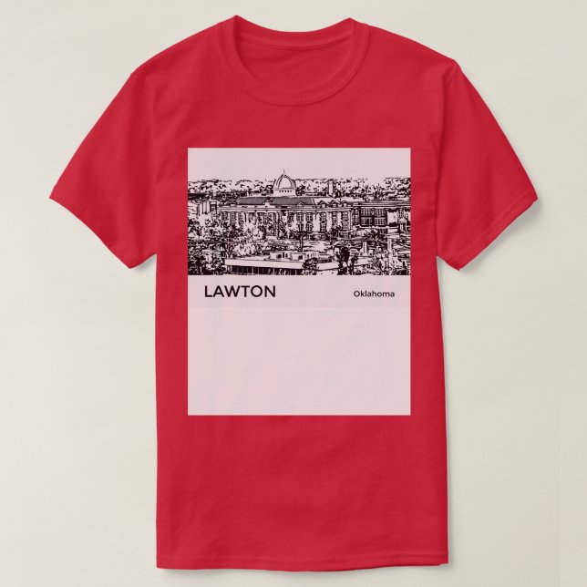 Camiseta Lawton Oklahoma (Frente do Design)