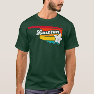 Camiseta Lawton Oklahoma Vintage angustiou Souvenir 2