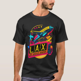 Camiseta LAX - Aeroporto de Los Angeles